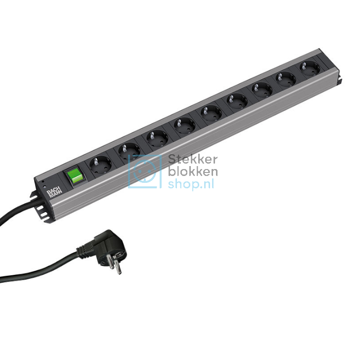 9-voudige stekkerdoos met schakelaar