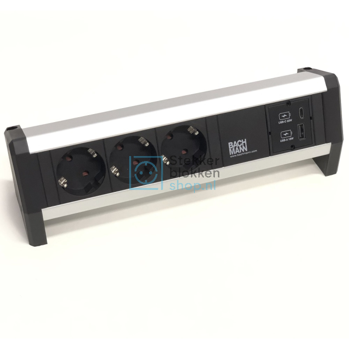 desk-1-stekkerdoos met usb-a en usb-c