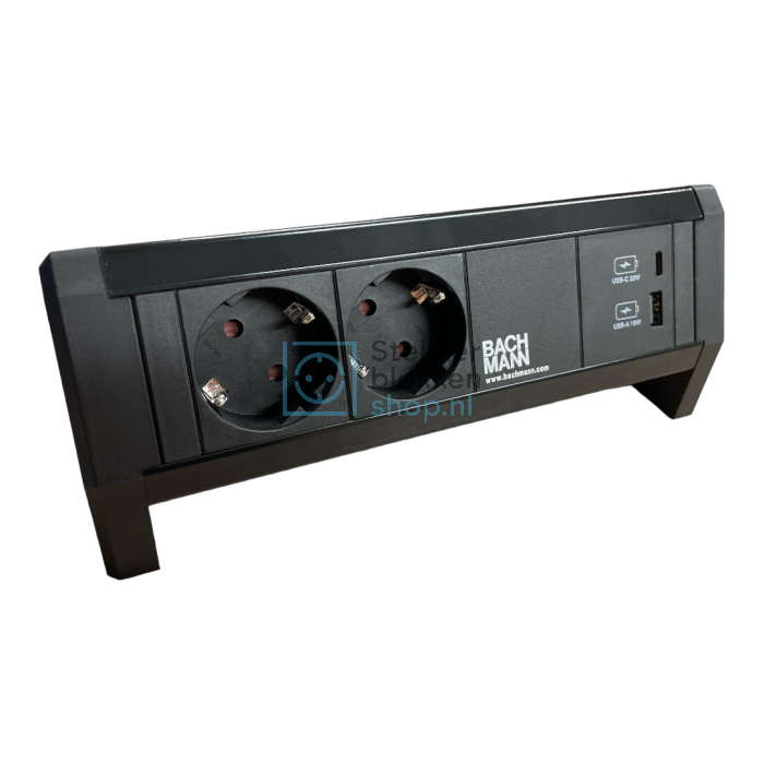 bachmann desk 1 zwart usb