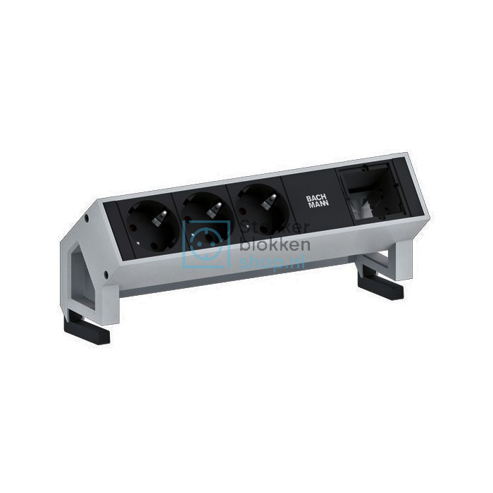 bachmann-opbouw-stekkerblok-desk-2-inox-902-400