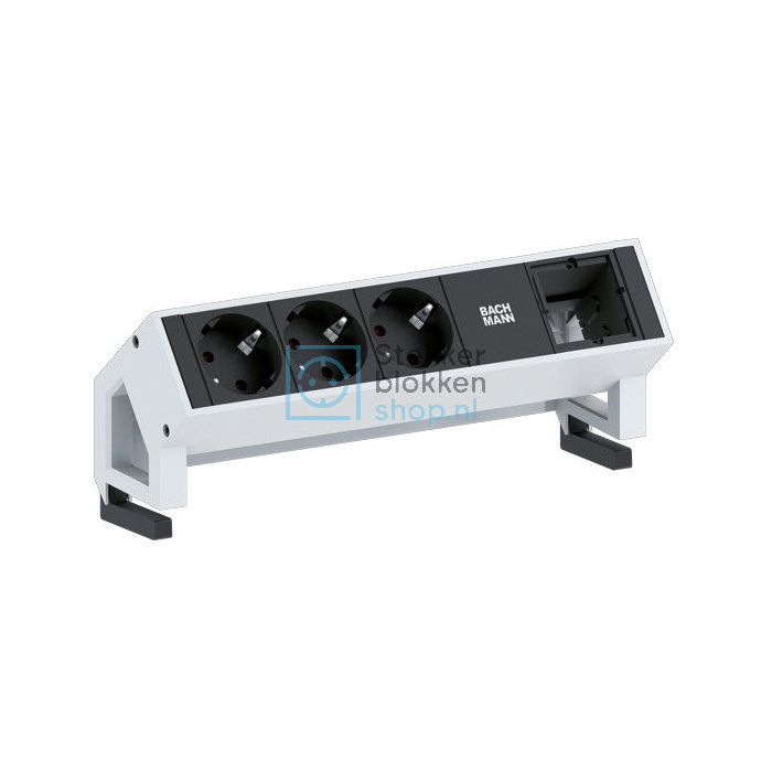 Bachmann desk 2 wit 3xstopcontact 1xcustom 902.200