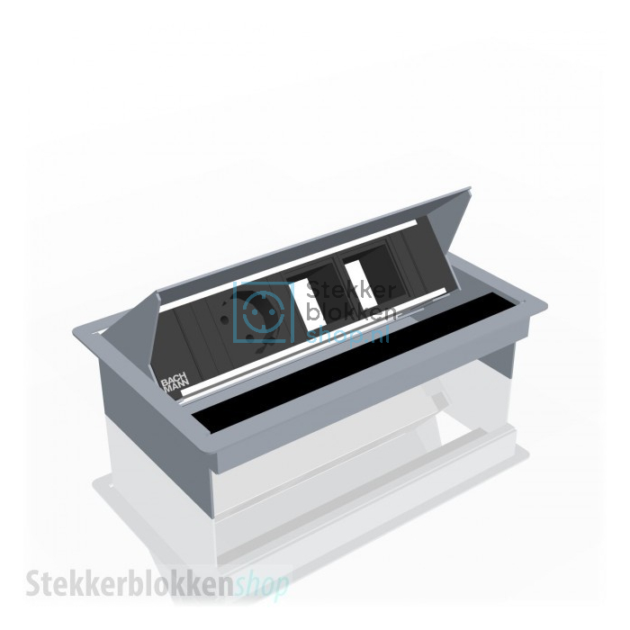 Bachmann Coni 1x stopcontact en 2x custom module