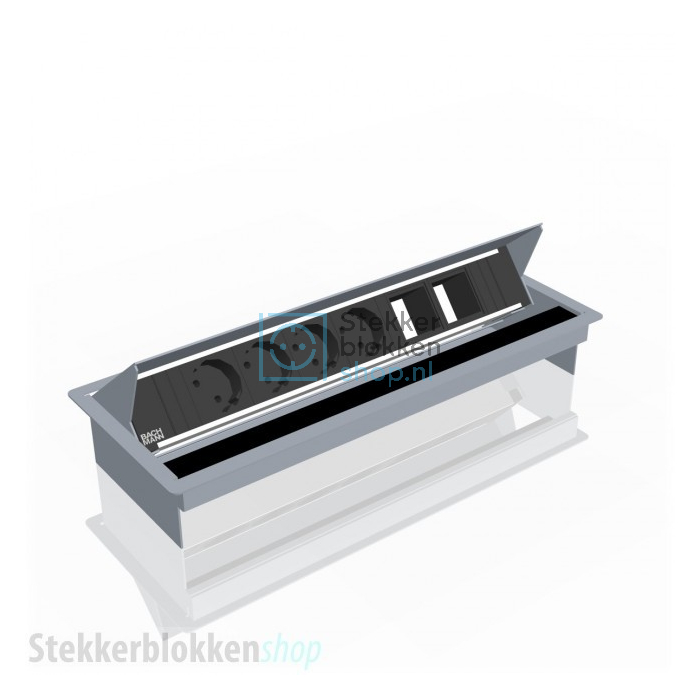 Bachmann Coni 4x stopcontact en 2x custom module