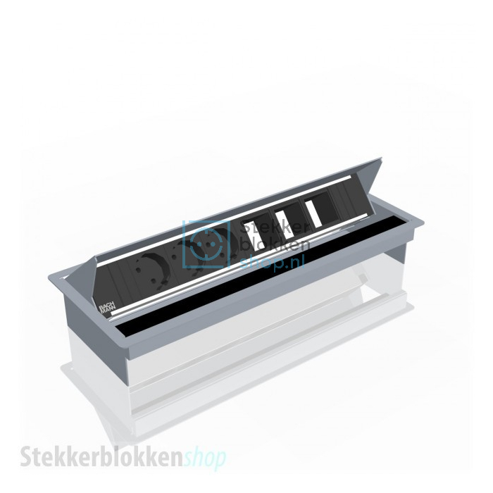 Bachmann Coni 3x stopcontact en 3x custom module