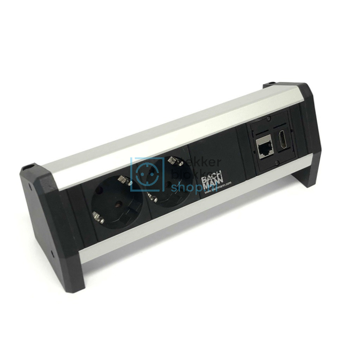 Stekkerdoos 2x stopcontact, 1x internetaansluiting en 1xHDMI