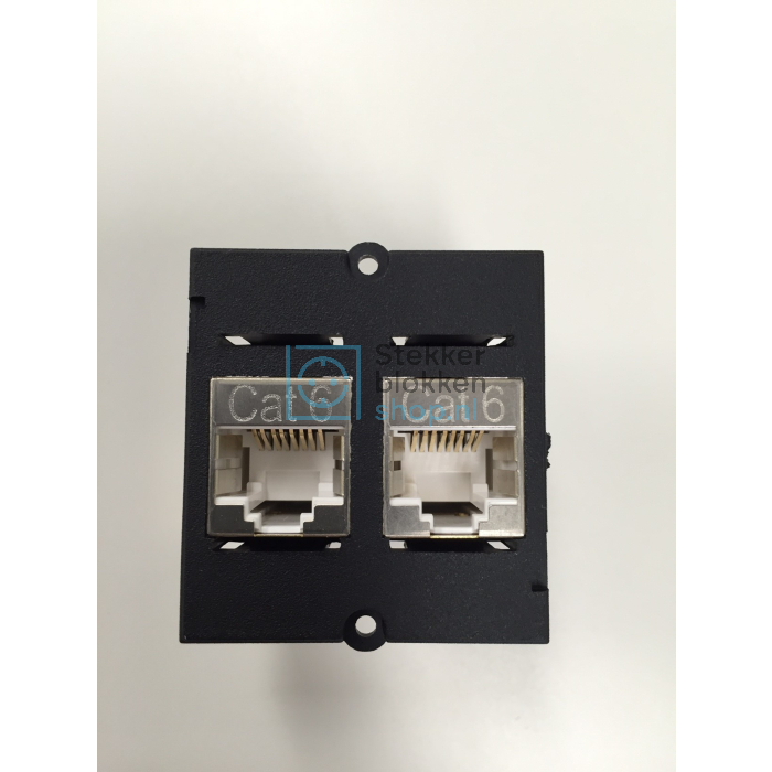 Cat6 RJ45 module Bachmann dubbel