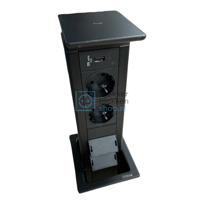 evoline port push zwart