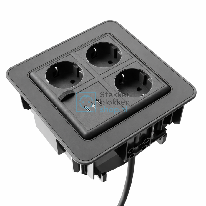 inbouw stopcontact aanrecht met usb lader