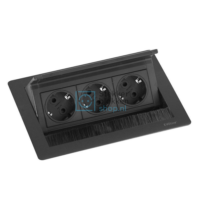 Evoline fliptop push s zwart 