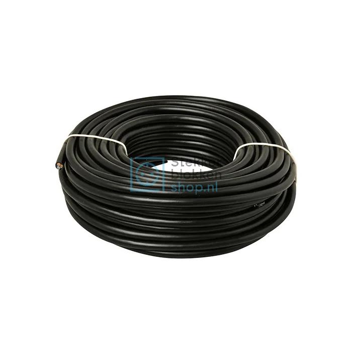 stroomkabel rol 10 meter 1,5mm2 zwart