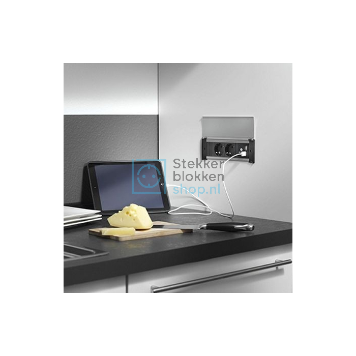 Design stekkerdoos met USB laders