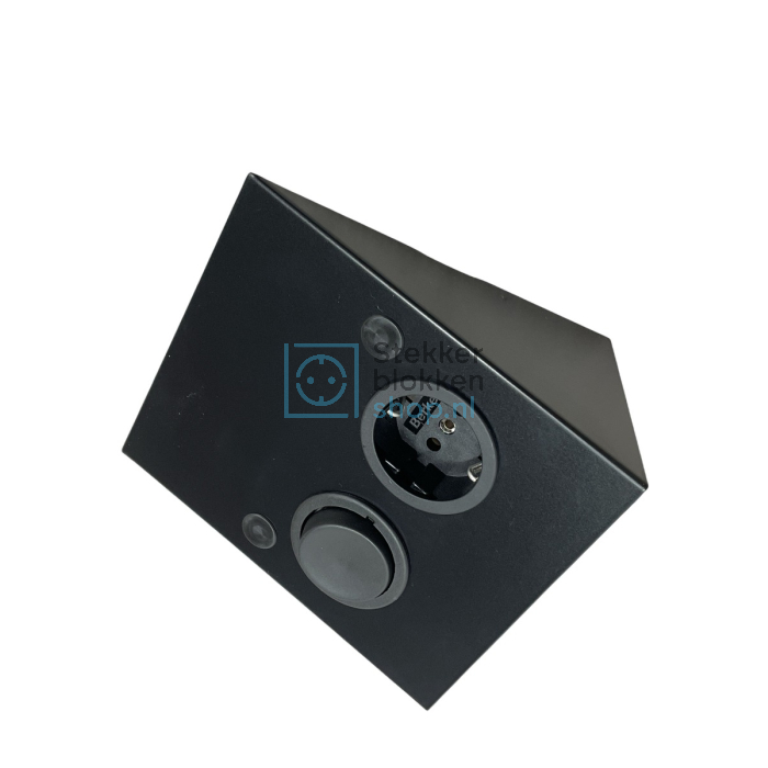 onderbouw stopcontact zwart