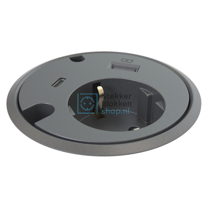 inbouw stekkerdoos usb-c powerdot