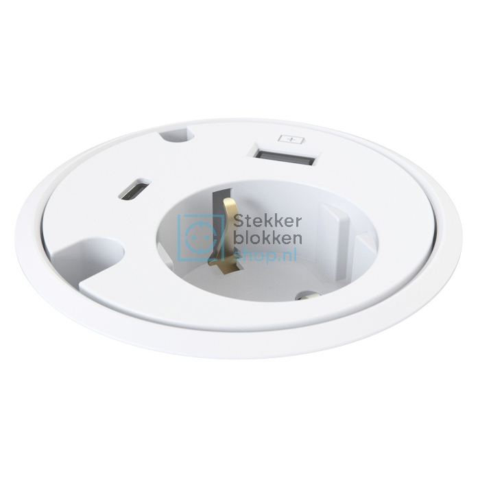 inbouw stekkerdoos usb-c powerdot pd16w