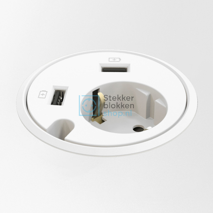 Powerdot usb laders wit