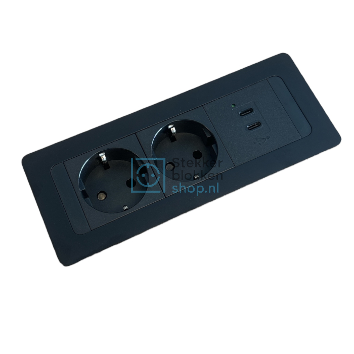 inbouw usb-c laders bureau