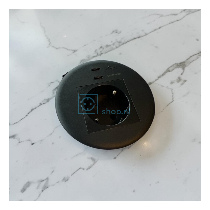 SGN Charge inbouwunit stopcontact USB-A+C lader 07SG808ZW