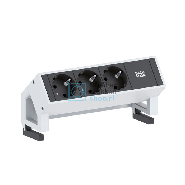 Bachmann desk 2 wit 3xstopcontact