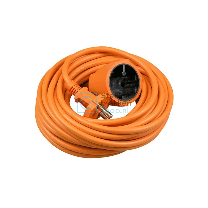 verlengsnoer oranje 10 meter