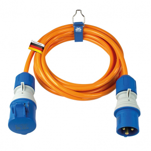 Mediaan passage touw CEE kabel oranje 10 meter 2,5mm2 | Stekkerblokkenshop.nl