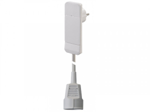 Verlengsnoer Smart plug wit 1,6 meter met contrastekker