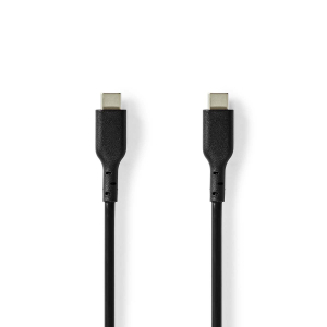 usb c kabel 2 meter zwart